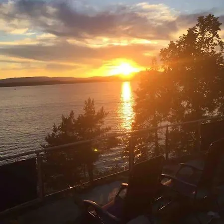Exclusive Panorama View Of The Oslofjord Prázdninový dům Flaskebekk