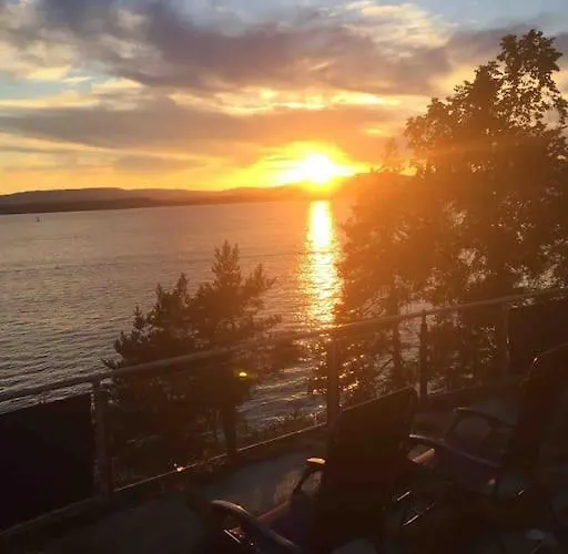 Exclusive Panorama View Of The Oslofjord Hébergement de vacances Flaskebekk